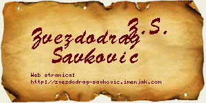 Zvezdodrag Savković vizit kartica